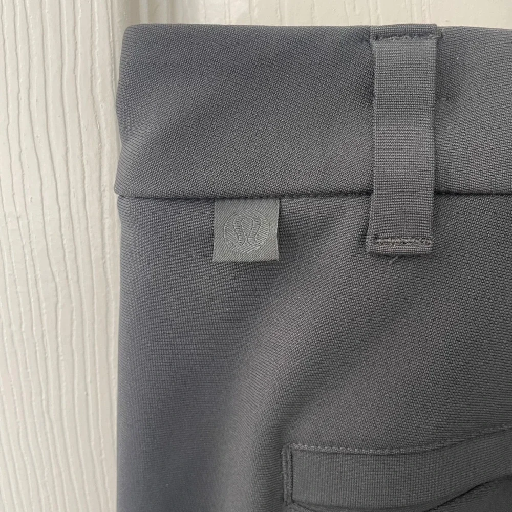 Lululemon Commission Golf Pant‎ Black Mens 38 Warpstreme Chino Trousers Casual